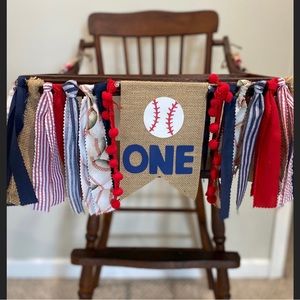 1st bday high chair banner